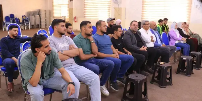   جلسة عامه للمجتمع المحلي للاستماع الى ملاحظاتهم وتوضيح مهام وواجبات بلدية الرصيفة  